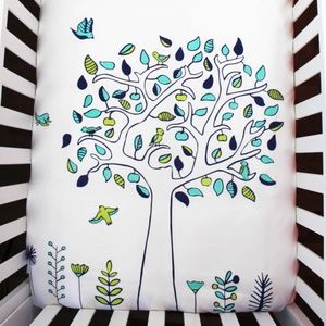 ORGANIC COTTON APPLE TREE CRIB DUVET COVER